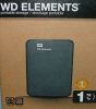 Western Digital Elements WDBUZG0010BBK 1TB fekete USB3.0 külső Winchester, HDD, Merevlemez (2 év garancia)