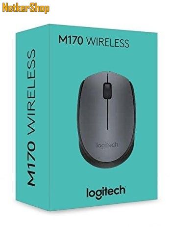 Logitech M170 vezeték nélküli optikai szürke USB Egér (2 év garancia)