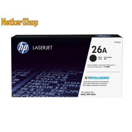 HP CF226A (26A) fekete eredeti toner (1 év garancia)