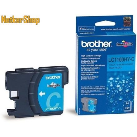 Brother LC-1100HY-C Cyan eredeti tintapatron (1 év garancia)