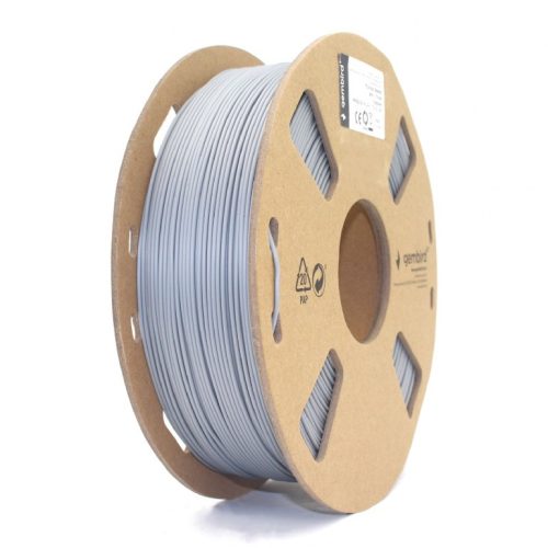 Filament 3D nyomtatókhoz PLA+ szürke 1.75mm 1kg Gembird (3DP-PLA+1.75-02-GR)
