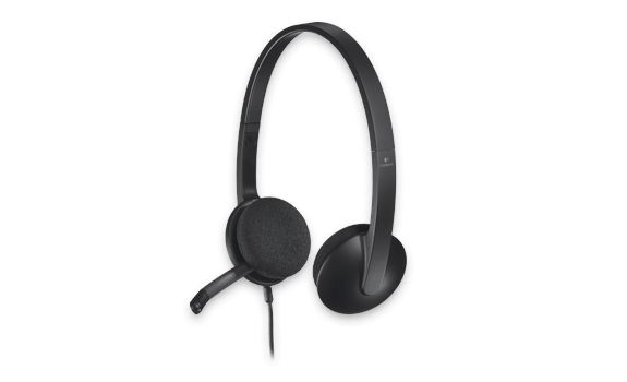 Image of Logitech H340 fekete mikrofonos Fejhallgató/Headset (2 év garancia)