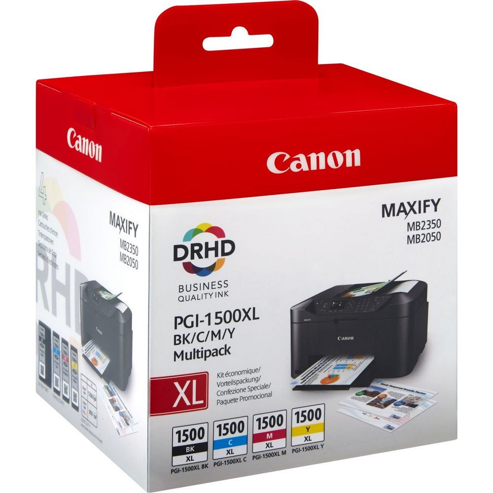 Image of Canon PGI-1500XL Multipack C,M,Y,BK (9182B004) eredeti tintapatron (1 év garancia)