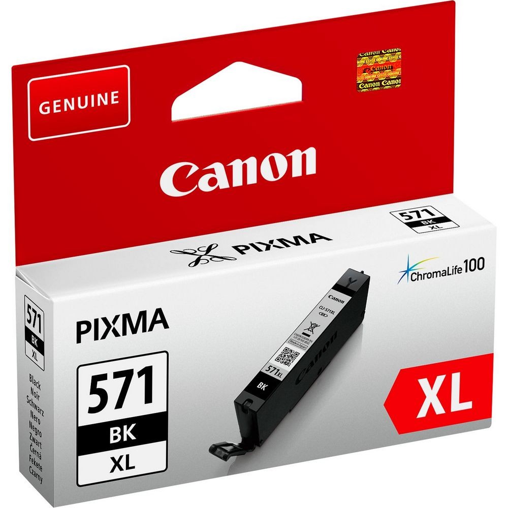 Image of Canon CLI-571XL fekete (0331C001) eredeti tintapatron (1 év garancia)