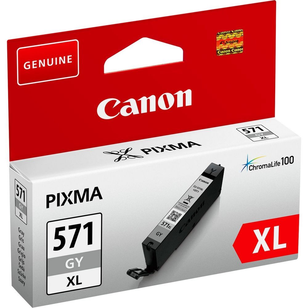 Image of Canon CLI-571XL szürke (0335C001) eredeti tintapatron (1 év garancia)