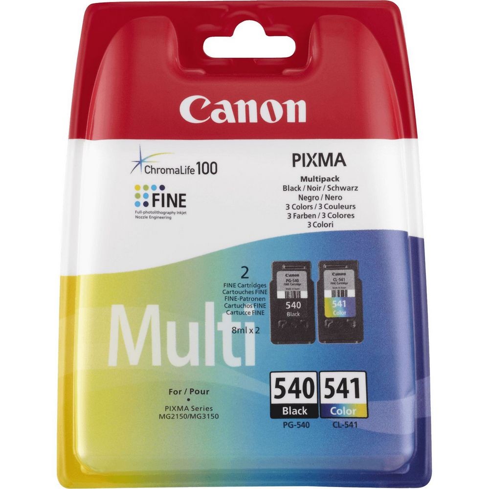 Image of Canon PG-540/CL-541 Multipack fekete+színes (5225B006) eredeti tintapatron (1 év garancia)