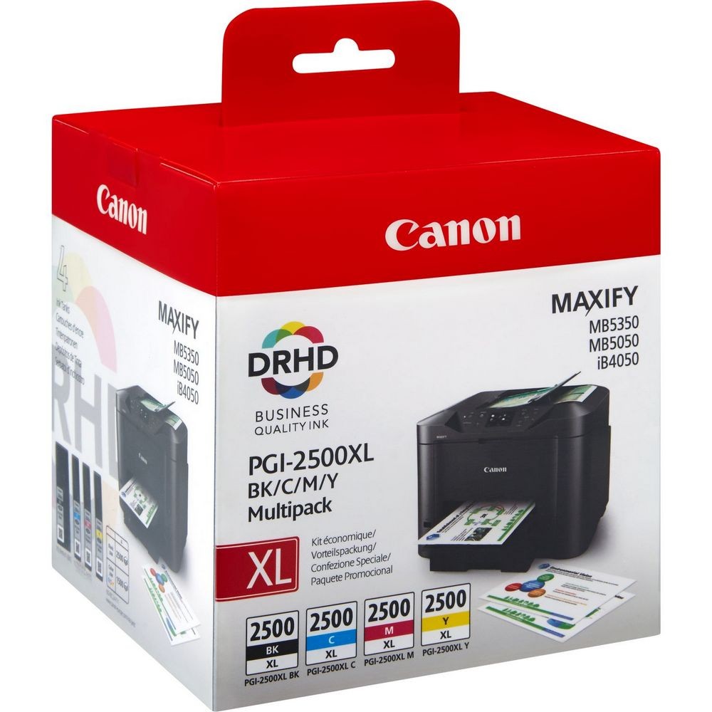 Image of Canon PGI-2500XL Multipack C,M,Y,BK (9254B004) eredeti tintapatron (1 év garancia)