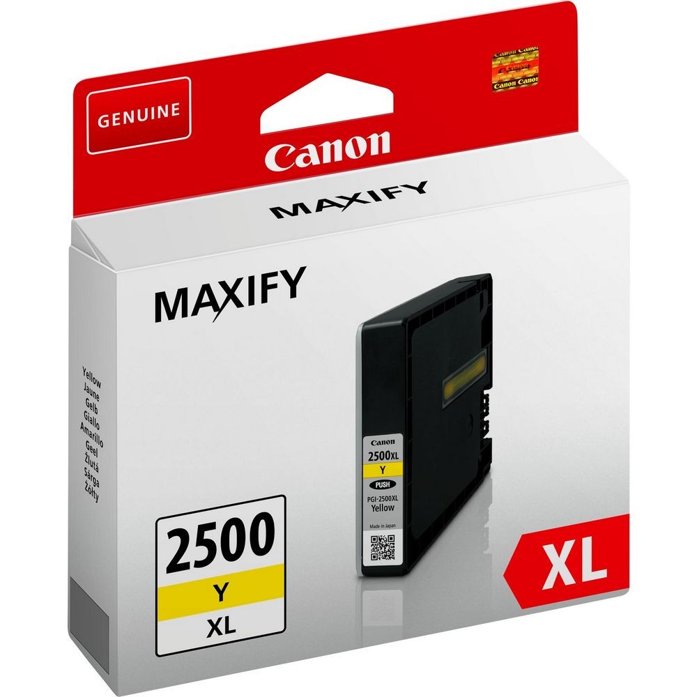 Image of Canon PGI-2500XL sárga (9267B001) eredeti tintapatron (1 év garancia)