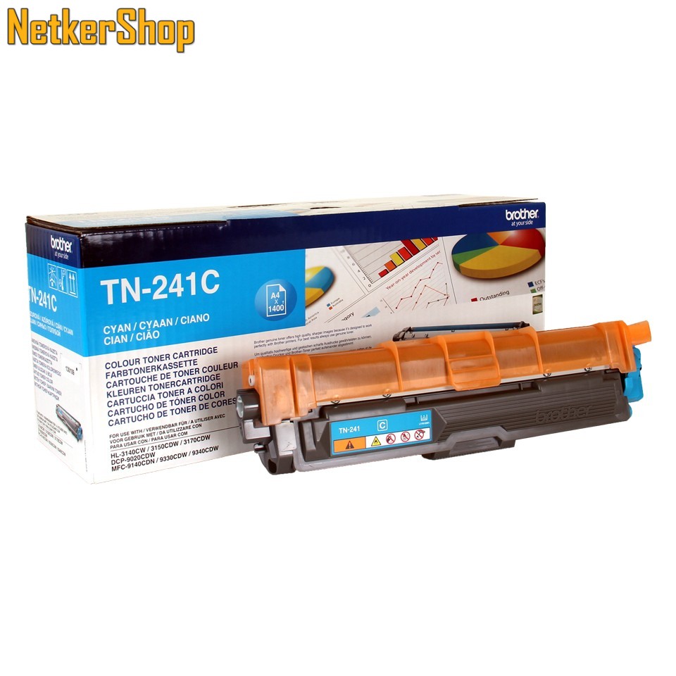 Image of Brother TN-241C (TN241C) cyan eredeti toner (1 év garancia)