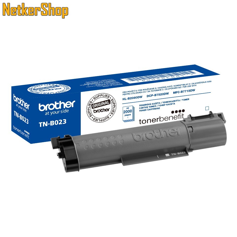 Image of Brother TN-B023 (TNB023) nagytöltetű fekete eredeti toner (1 év garancia)