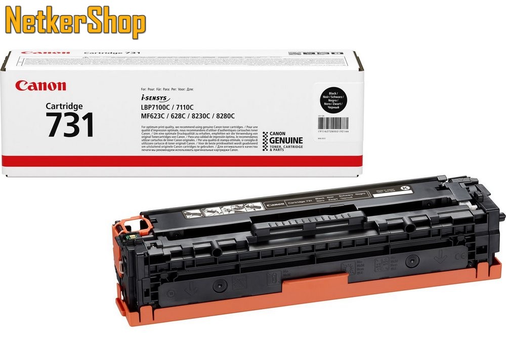 Image of Canon CRG-731 (6272B002) fekete eredeti toner (1 év garancia)