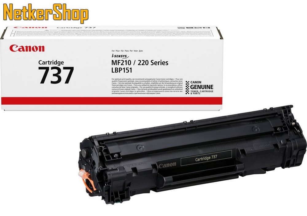 Image of Canon CRG-737 (9435B002) fekete eredeti toner (1 év garancia)
