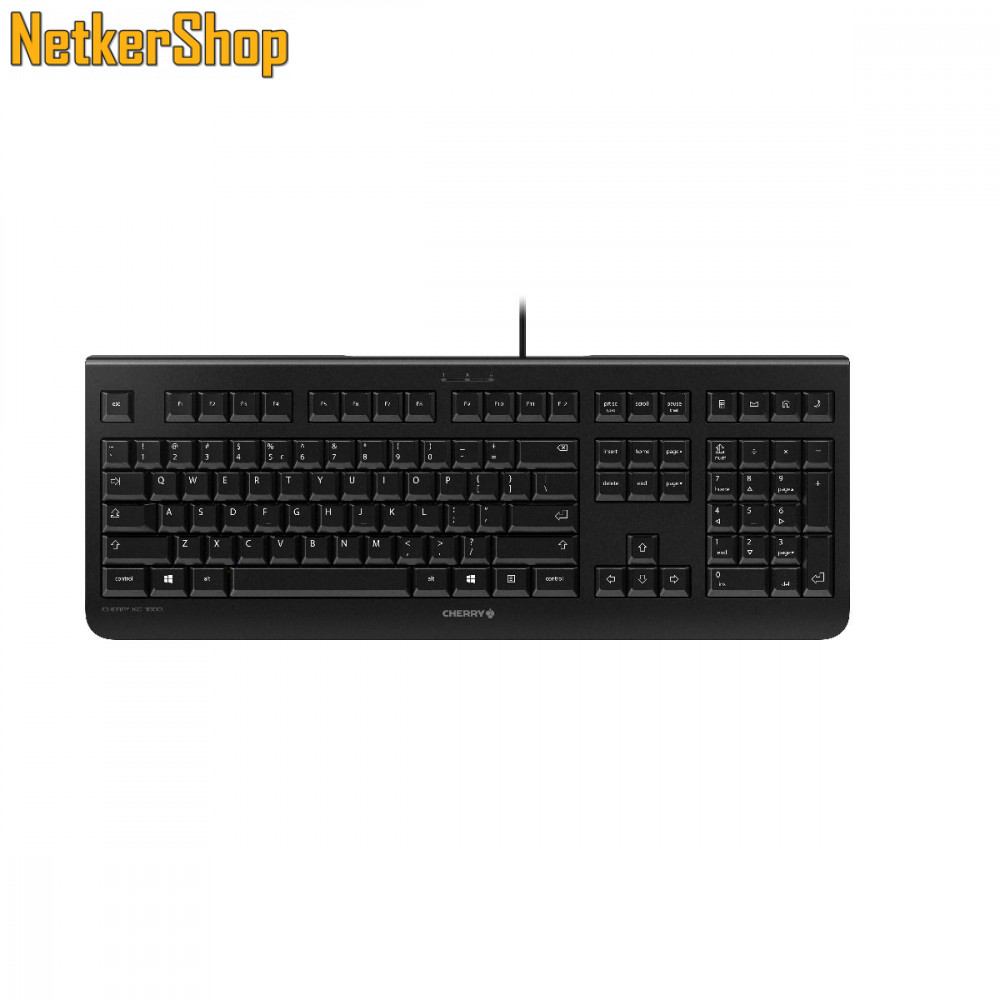 Image of Cherry KC 1000 USB HUN fekete billentyűzet (1 év garancia)