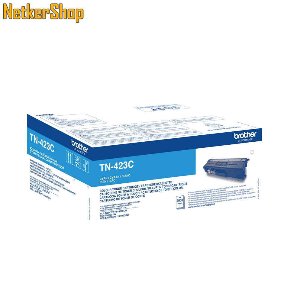Image of Brother TN-423C (TN423C) cyan eredeti toner (1 év garancia)