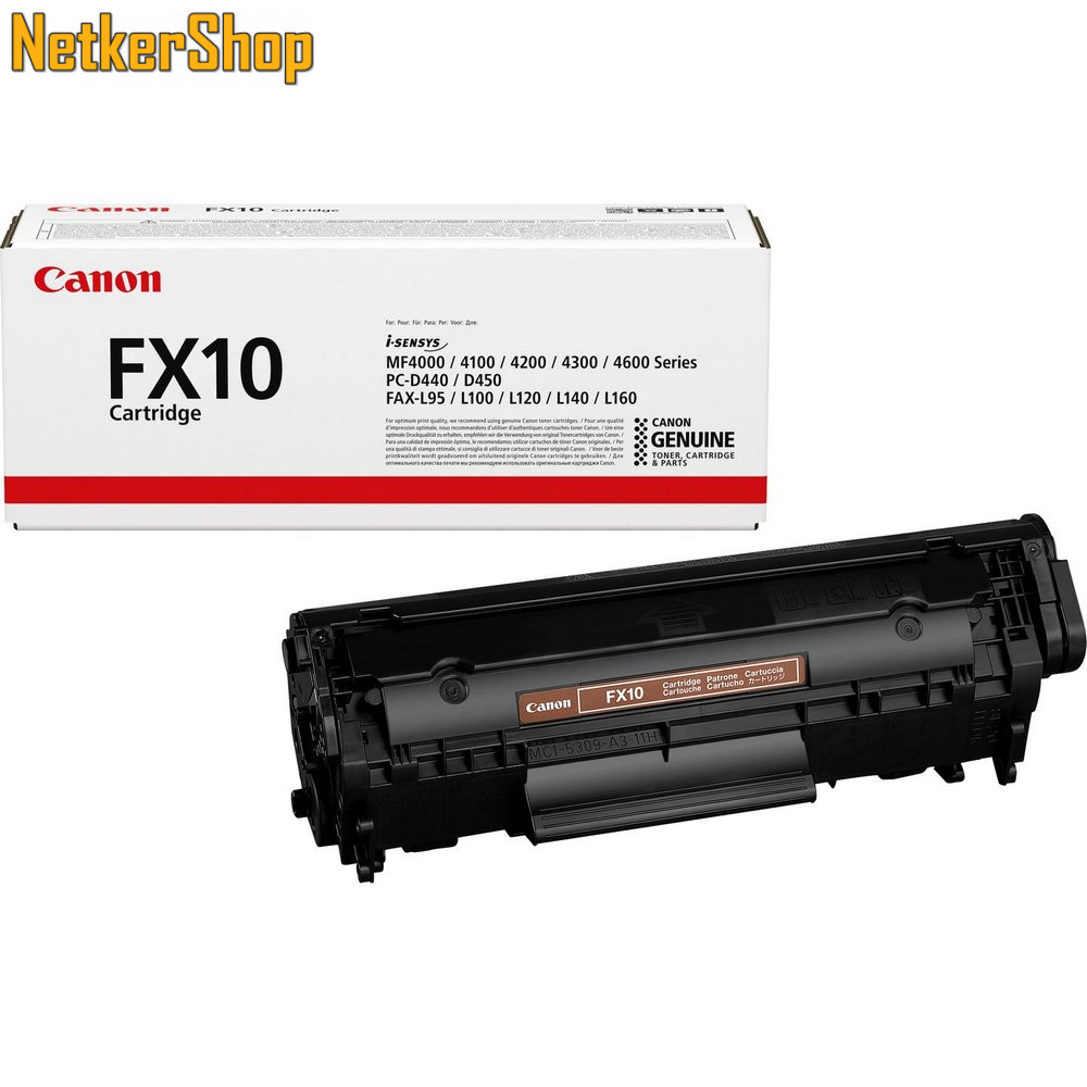 Image of Canon FX-10 (0263B002) fekete eredeti toner (1 év garancia)