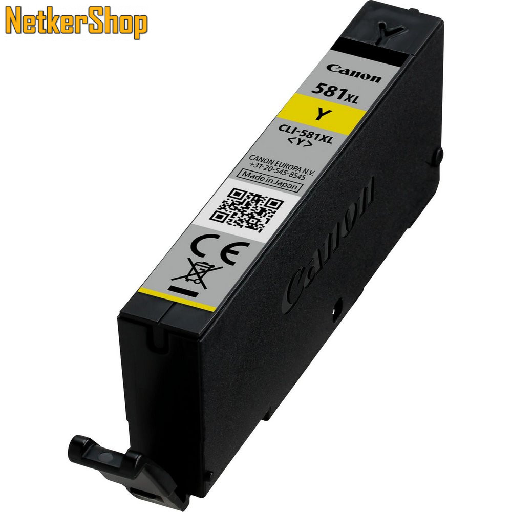 Image of Canon CLI-581XLY sárga (2051C001) eredeti tintapatron (1 év garancia)