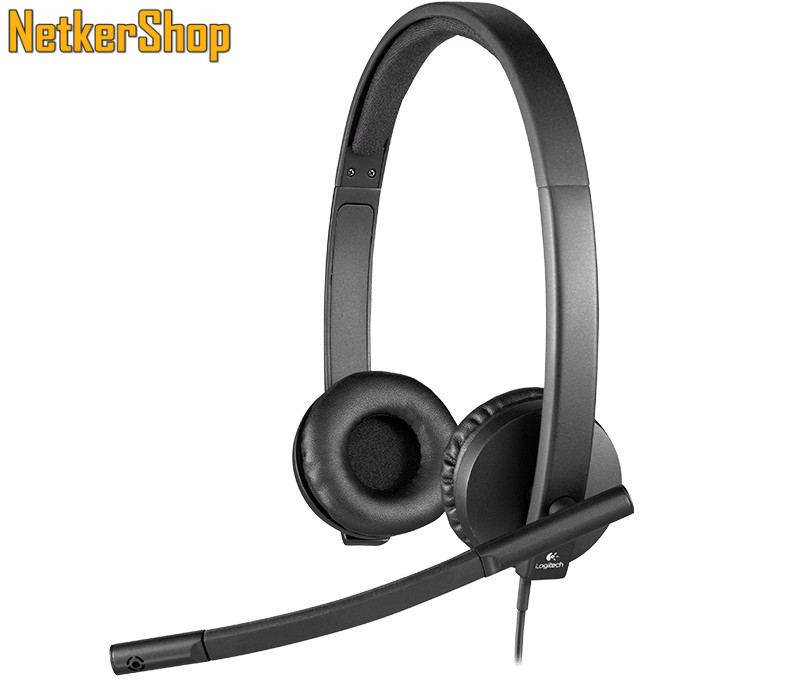 Image of Logitech H570E fekete USB mikrofonos fejhallgató headset (2 év garancia)