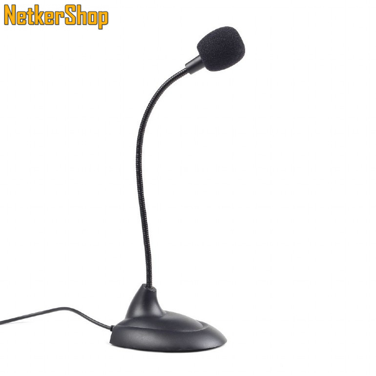 Image of Gembird MIC-205 fekete asztali mikrofon (1 év garancia)