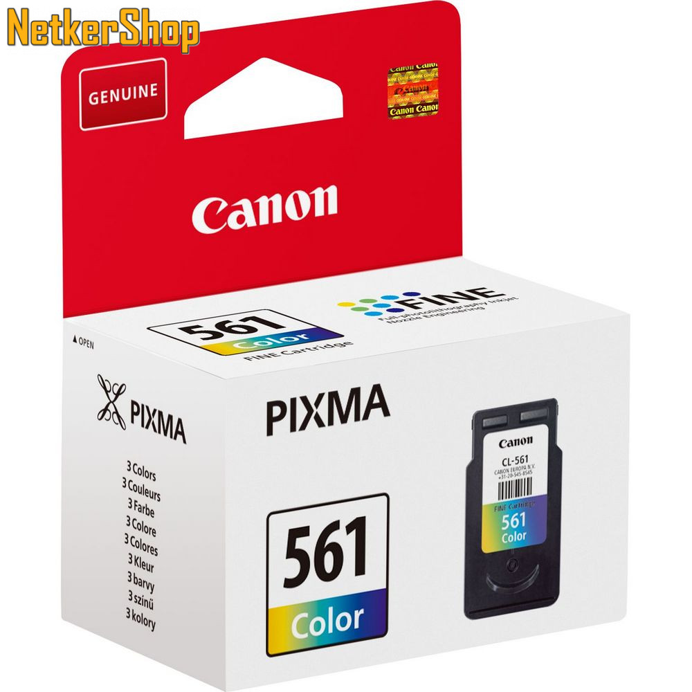 Image of Canon CL-561 színes (3731C001) eredeti tintapatron (1 év garancia)