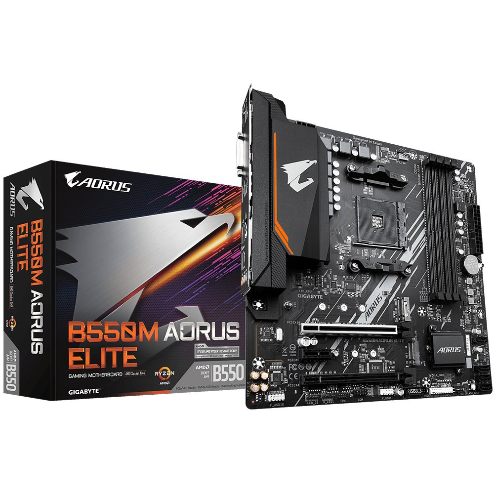 Image of Gigabyte B550M AORUS ELITE AM4 DDR4 alaplap