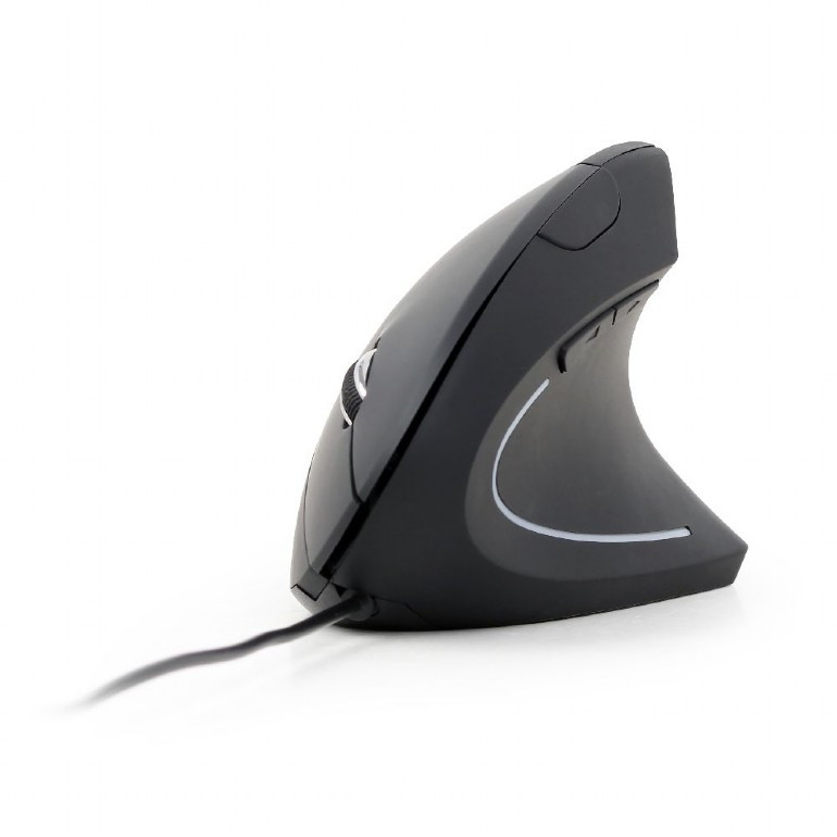 Image of Gembird (MUS-ERGO-01) ergonomikus fekete optikai egér