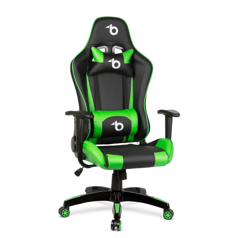 Image of Delight Bemada (BMD1106GR) fekete/zöld gamer szék