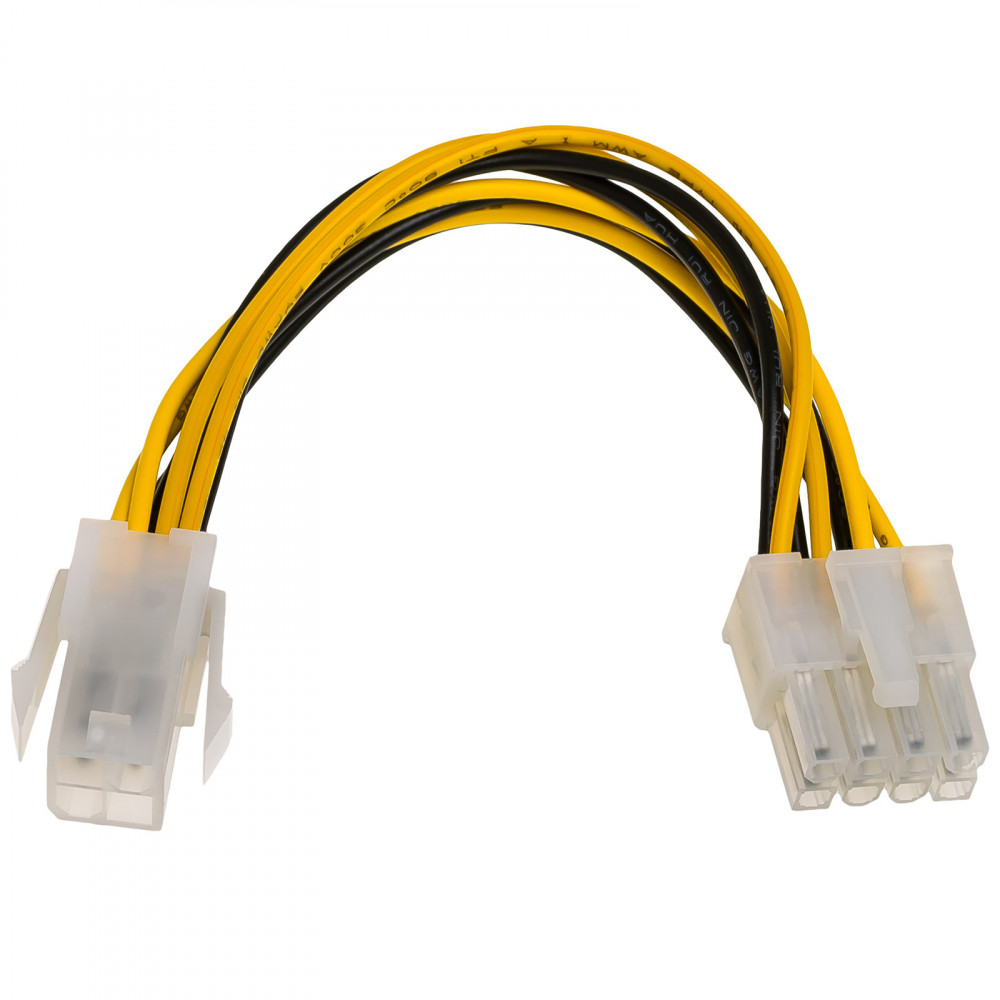 Image of Akyga (AK-CA-10) P4 4-pin M / P8 8-pin F tápkábel