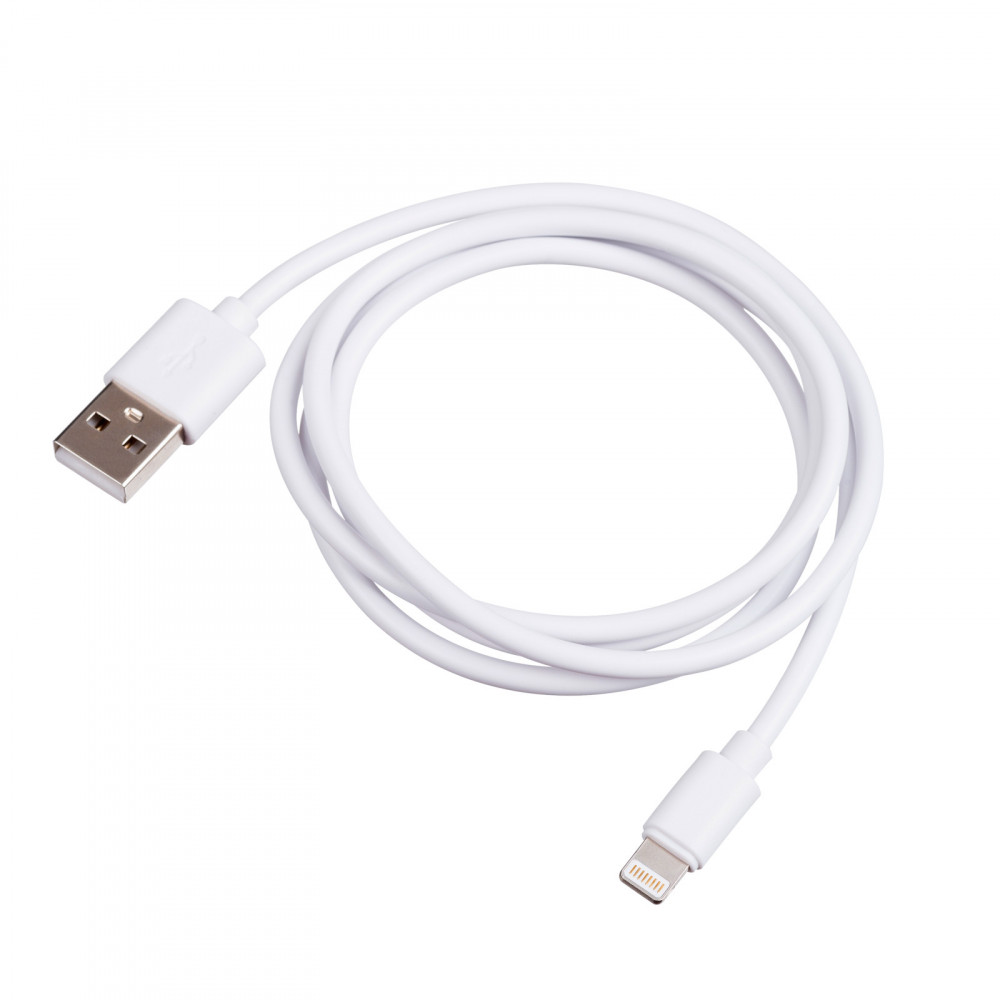 Image of Akyga (AK-USB-30) 1m fehér USB-A / Lightning kábel