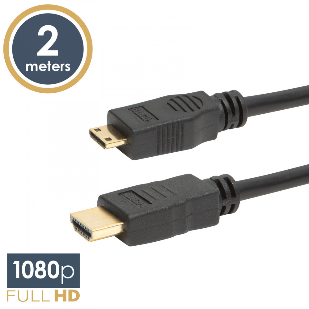Image of Delight (20318) 2m fekete HDMI / mini HDMI kábel