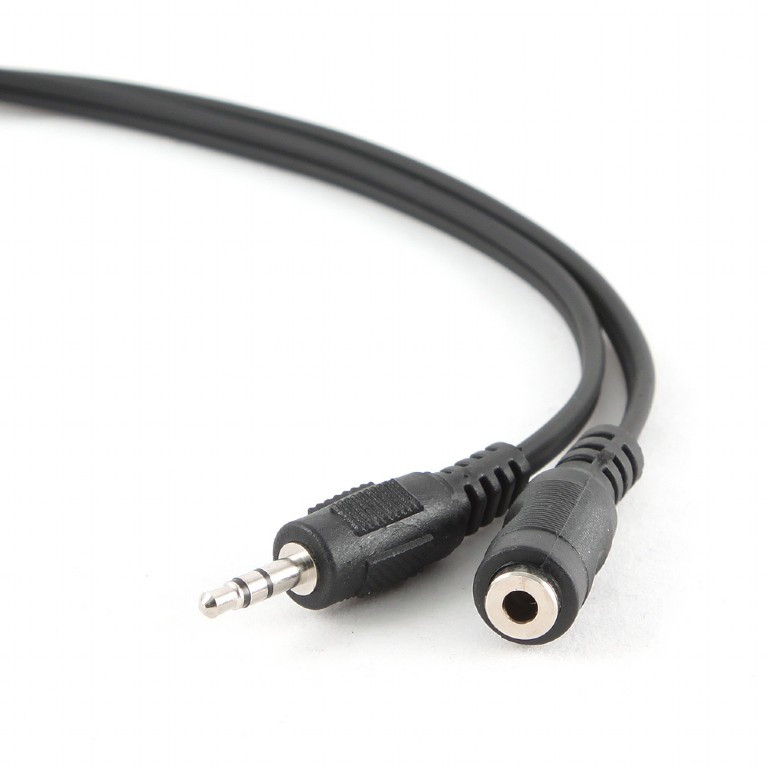 Image of Gembird (CCA-423) 1.5m fekete 3.5 jack audio hosszabbító kábel