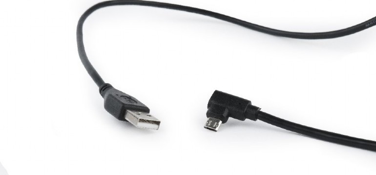 Image of Gembird (CCB-USB2-AMMDM90-6) 1.8m fekete USB2.0 / microUSB-B (kétoldalas) kábel