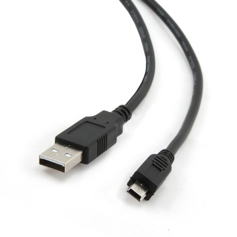 Image of Gembird (CCP-USB2-AM5P-6) 1.8m fekete USB2.0 / miniUSB kábel