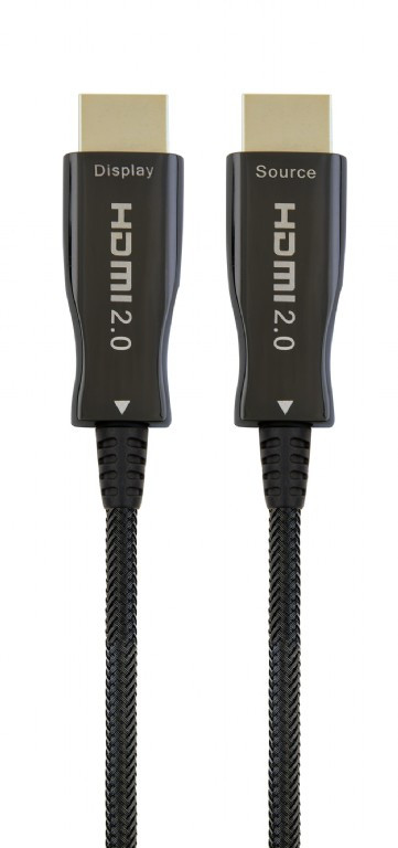 Image of Gembird (CCBP-HDMI-AOC-30M) 30m fekete 3D 4K AOC HDMI 2.0 kábel
