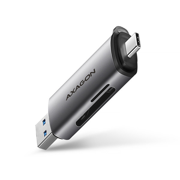 Image of AXAGON (CRE-SAC) USB-C 3.2 Gen 1 + USB-A külső kártyaolvasó