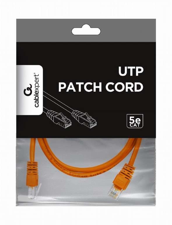 Image of CAT5e UTP Patch kábel 1m narancs Gembird (PP12-1M/O)