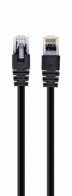 Image of CAT5e UTP Patch kábel 0.5m fekete Gembird (PP12-0.5M/BK)