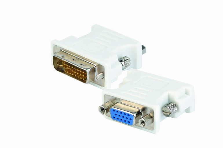 Image of DVI-I Dual Link / VGA adapter fehér Gembird (A-DVI-VGA)