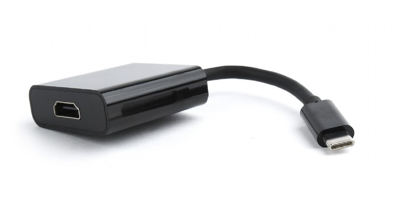 Image of USB-C / HDMI adapter kábel 0.15m fekete Gembird (A-CM-HDMIF-01)