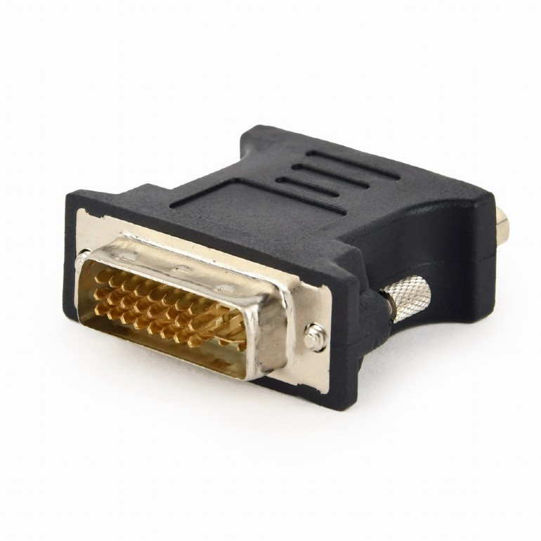Image of DVI-I Dual Link / VGA adapter fekete Gembird (A-DVI-VGA-BK)