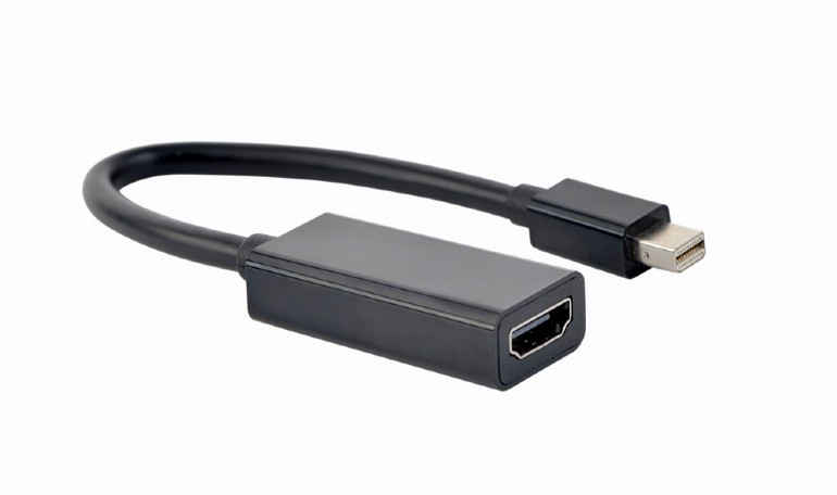 Image of miniDisplayPort / HDMI adapter kábel fekete 4K Gembird (A-MDPM-HDMIF4K-01)