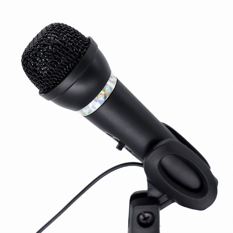 Image of Mikrofon asztali állvánnyal fekete Gembird (MIC-D-04)