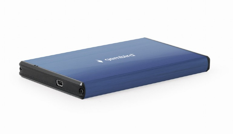 Image of 2.5" HDD SSD külső ház mobilrack USB3 sötétkék Gembird (EE2-U3S-3-DB)