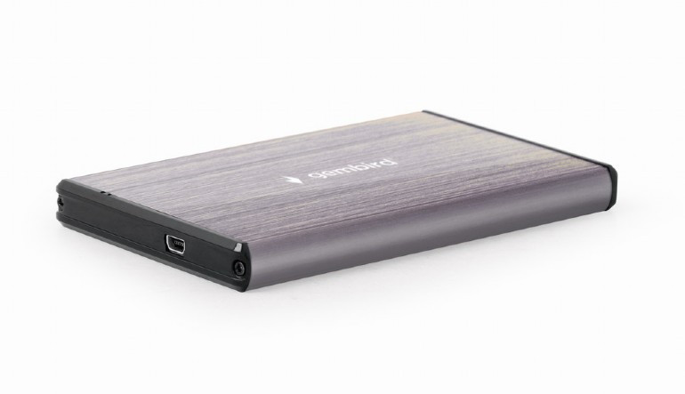 Image of 2.5" HDD SSD külső ház mobilrack USB3 szürke Gembird (EE2-U3S-3-LG)