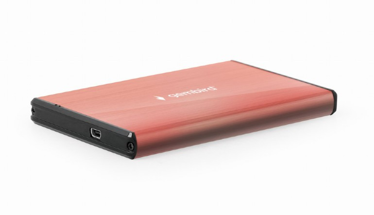 Image of 2.5" HDD SSD külső ház mobilrack USB3 pink Gembird (EE2-U3S-3-P)
