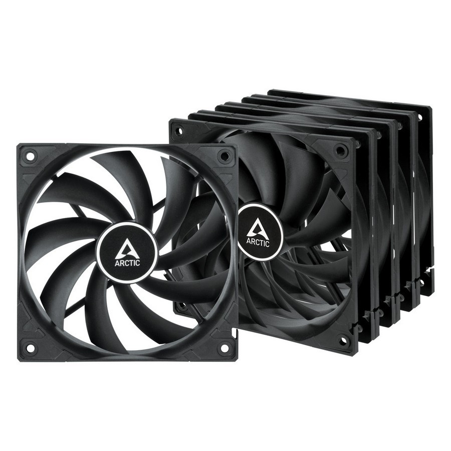 Image of Rendszerhűtő ventilátor 5db 12cm fekete Arctic F12 (ACFAN00248A)