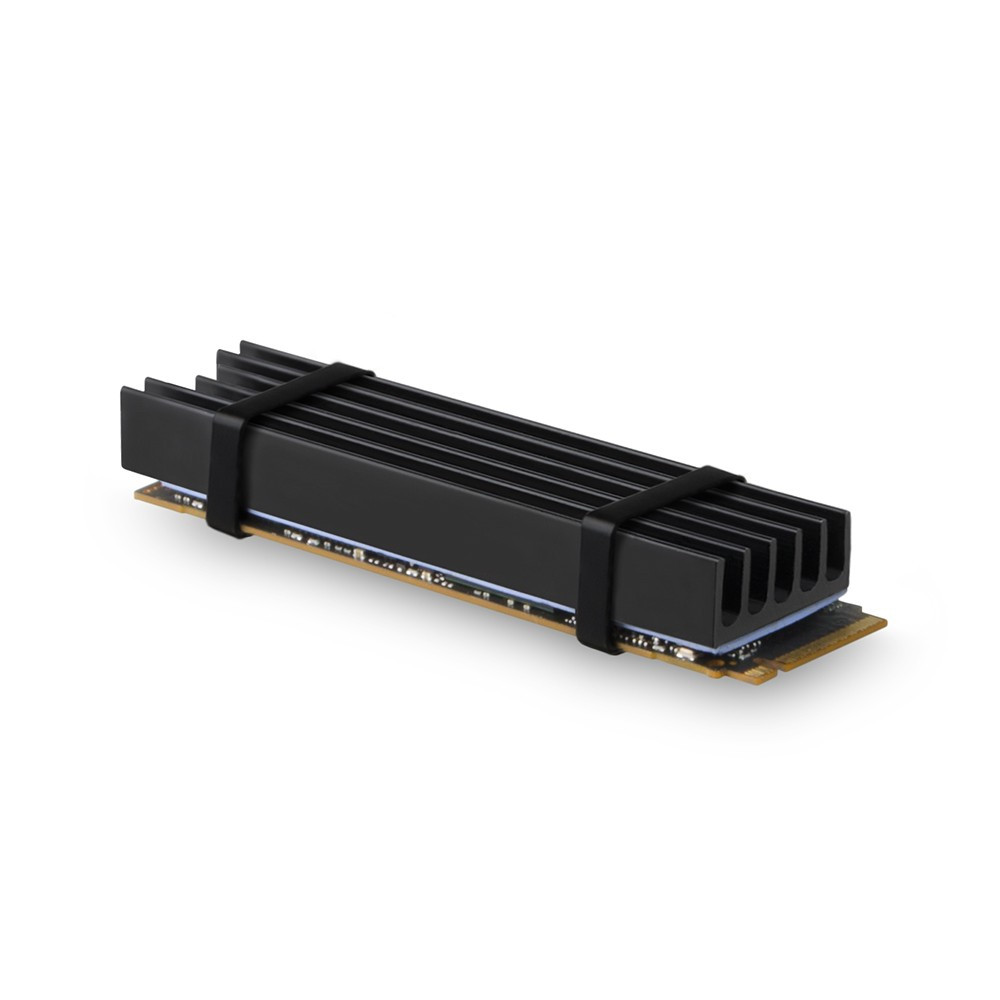 Image of M.2 SSD hűtő passziv fekete 10mm AXAGON (CLR-M2L10)