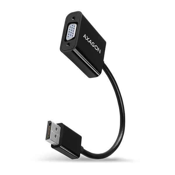 Image of DisplayPort / VGA adapter kábel 0.15m aktiv fekete AXAGON (RVD-VGN)