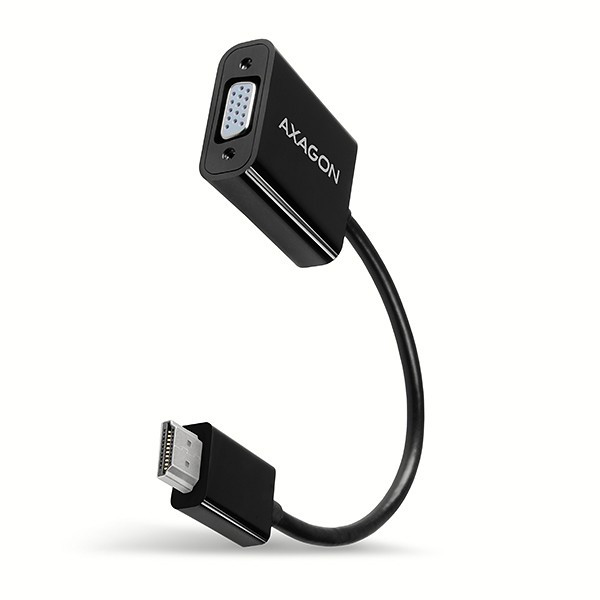 Image of HDMI / VGA adapter kábel 0.15m aktiv fekete AXAGON (RVH-VGN)