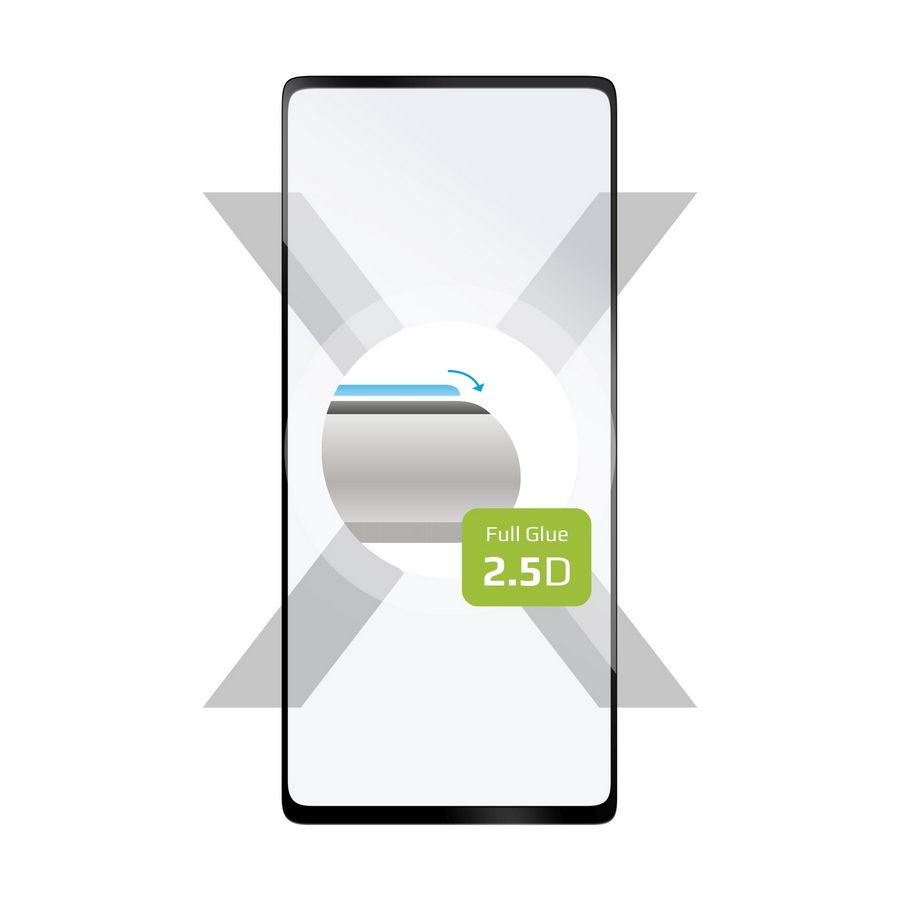 Image of Okostelefon kijelzővédő fólia edzett üveg 2.5D fekete Samsung Galaxy S20 FE/FE 5G FIXED (FIXGFA-602-BK)