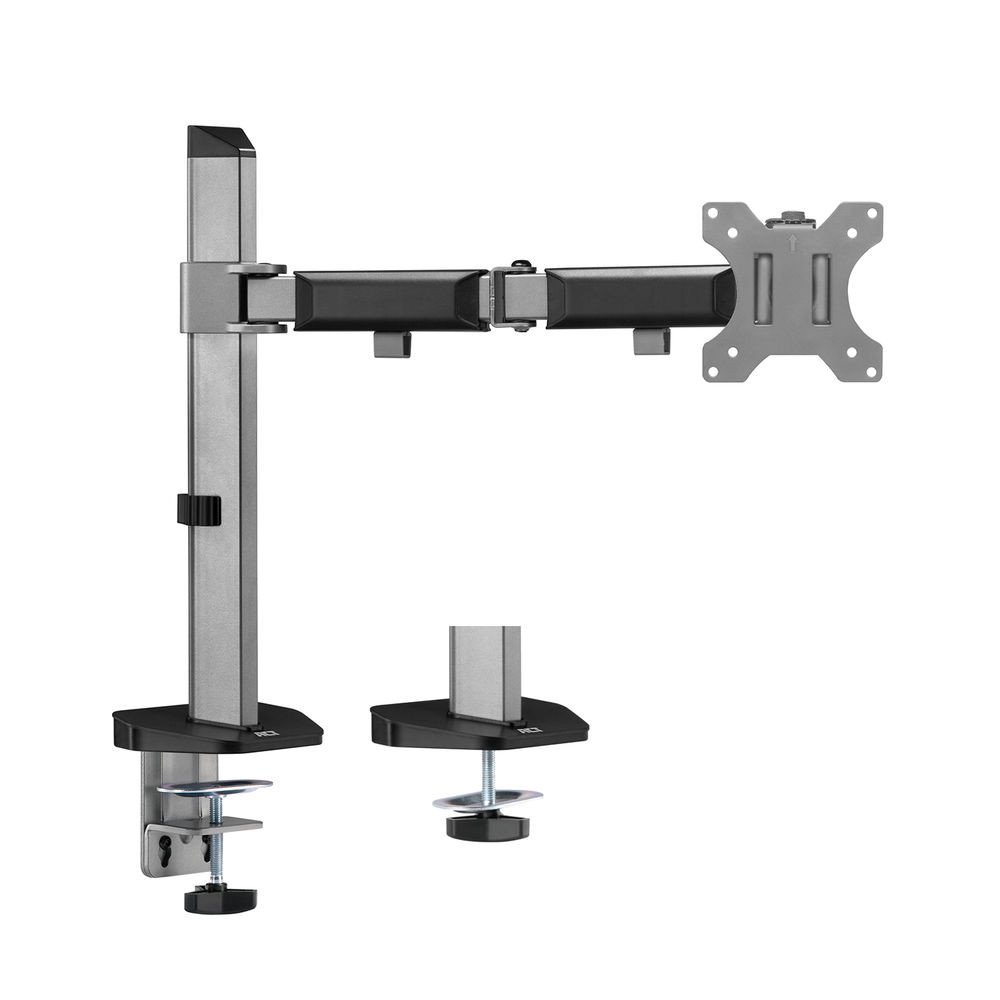 Image of Asztali monitor tartó 32" ergonómikus fekete-szürke ACT (AC8335)